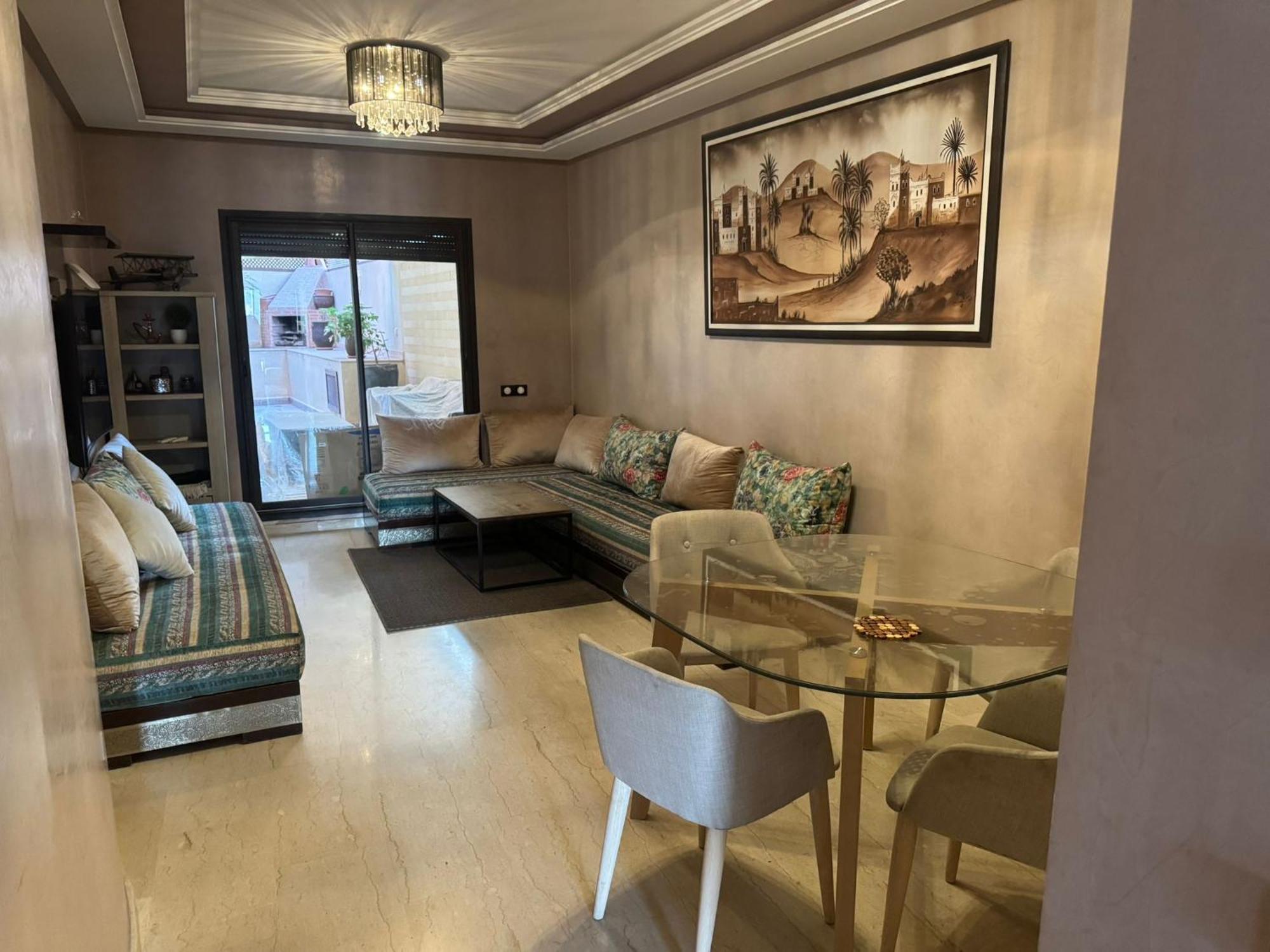 Stylish Gueliz Apartment With Beautiful Terrace Marraquexe Exterior foto